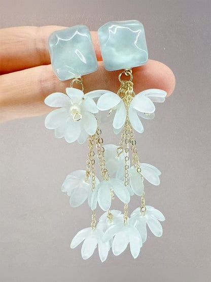 Floral Drop Earrings