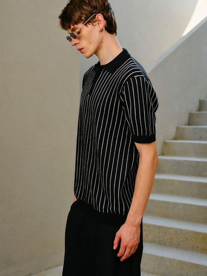 Men Polo Collar T-shirt