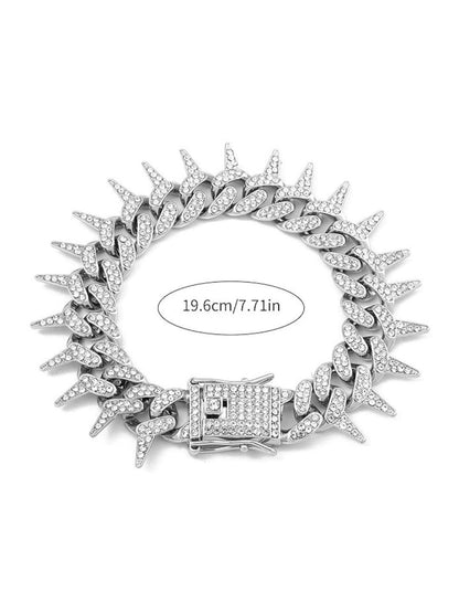 SALTY Men Stainless Steel Necklace With Bracelet Jewellery Set
