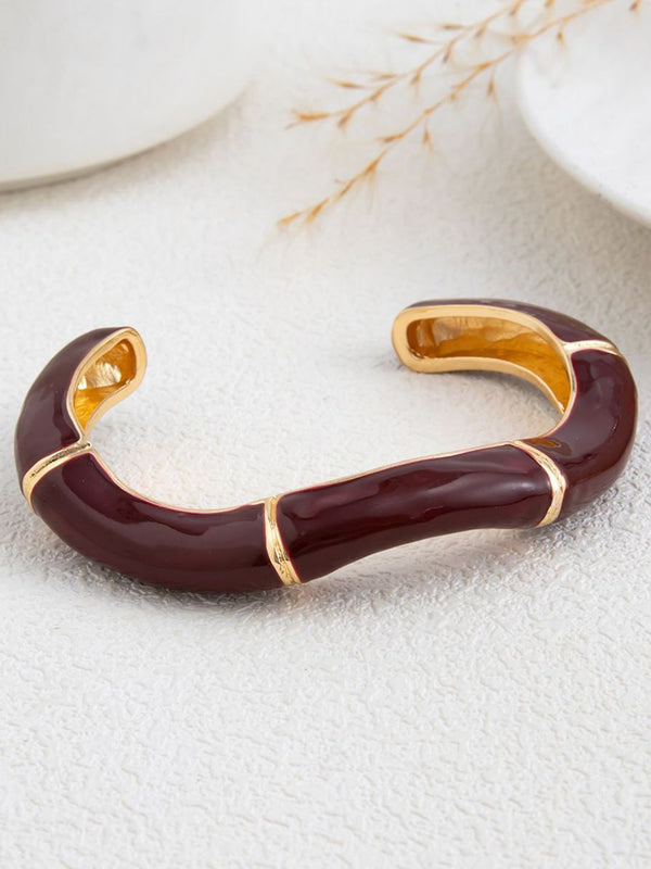 Gold-Plated Kada Bracelet