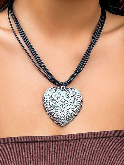Silver-Plated Layered Chain