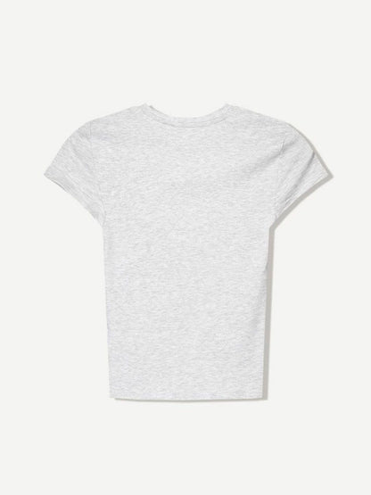 Short sleeve crew neck T-shirt