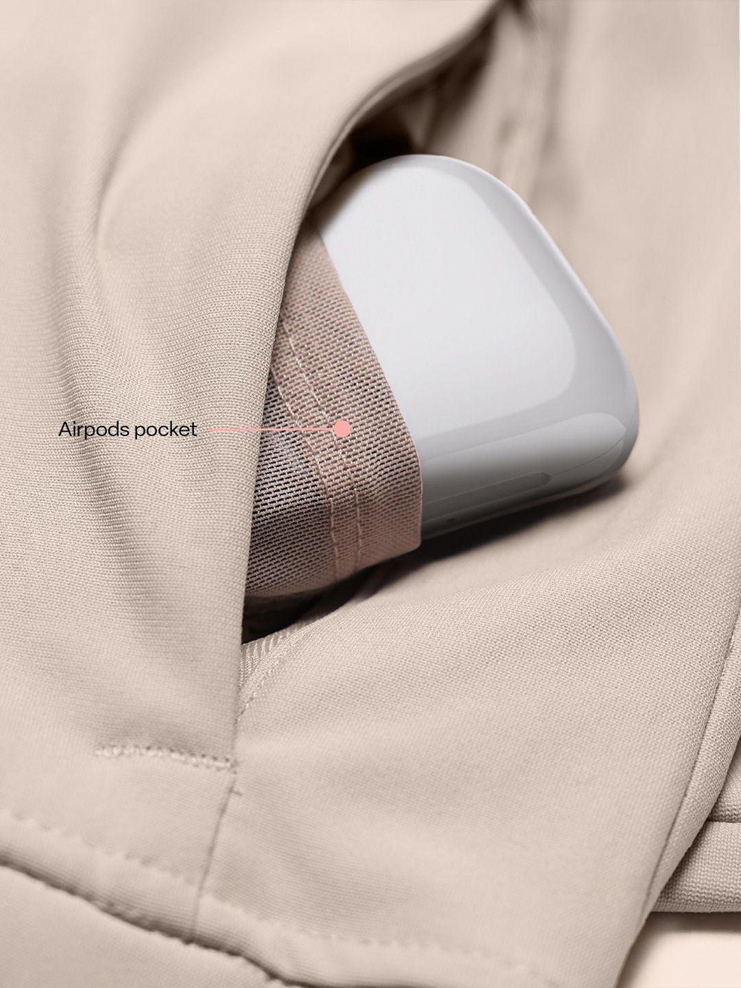 Men's Beige Solid Regular Fit The Legendary Pants