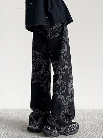 Men Wide Leg Jeans