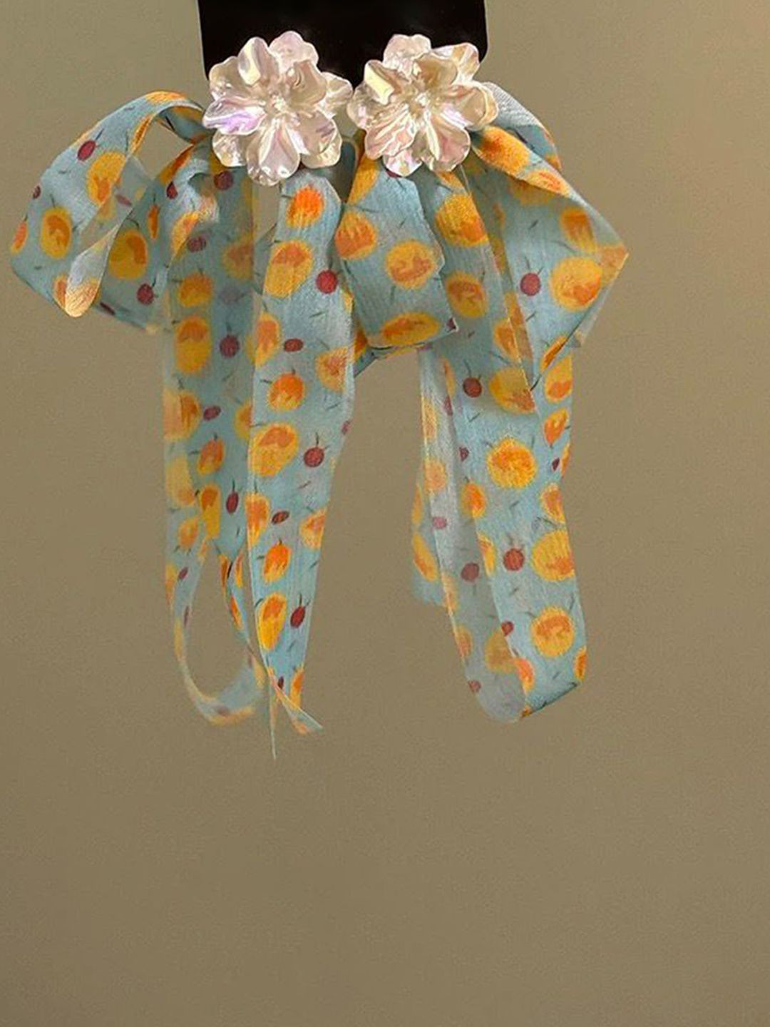 Floral Shaped Drop Earrings
