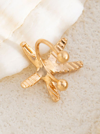 Gold-Plated Star Shaped Studs