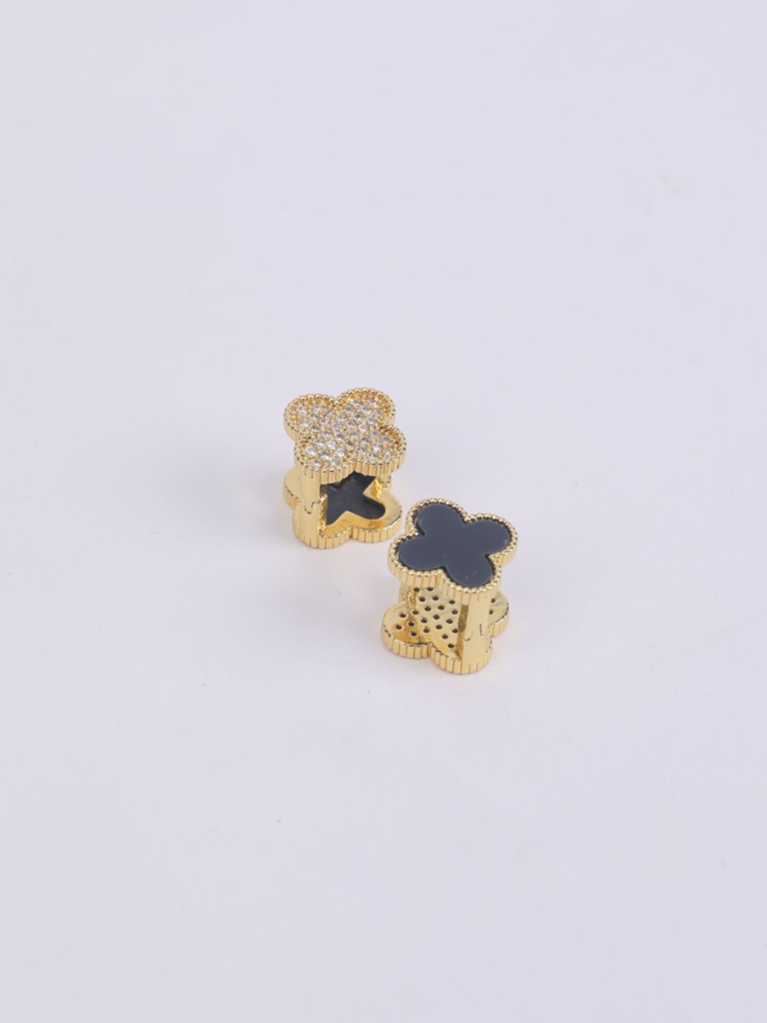 SALTY Gold-Plated Contemporary Studs Earrings