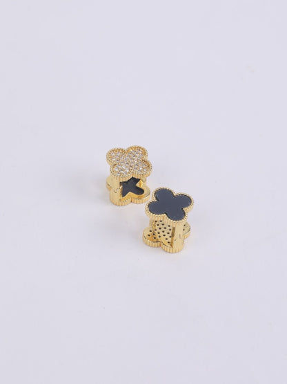 SALTY Gold-Plated Contemporary Studs Earrings