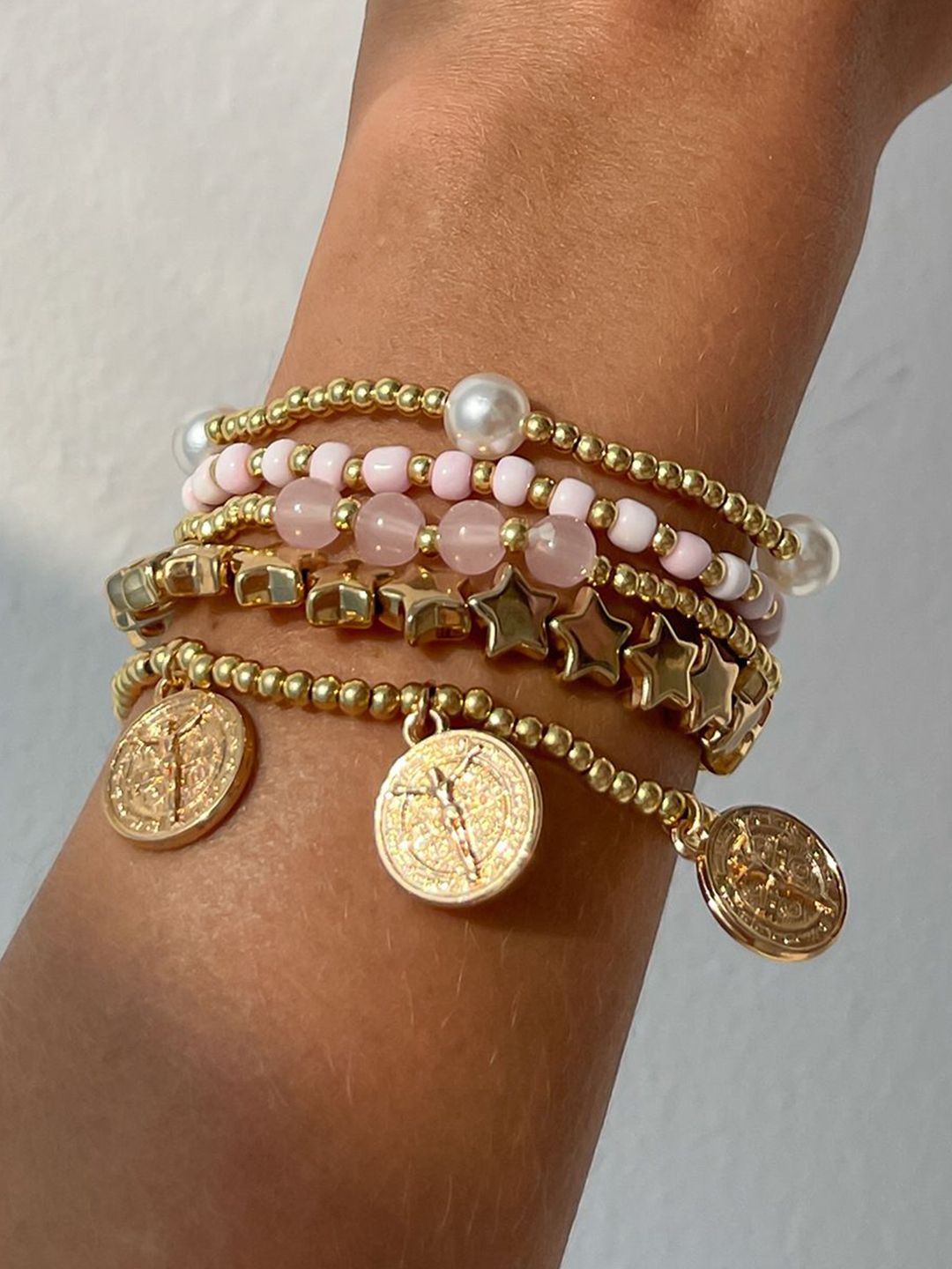 Women Gold-Plated Multistrand Bracelet