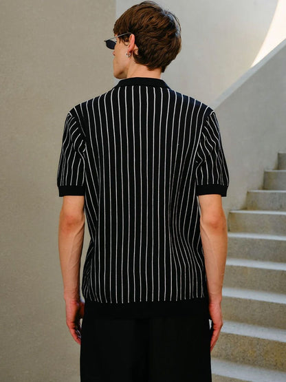 Men Polo Collar T-shirt