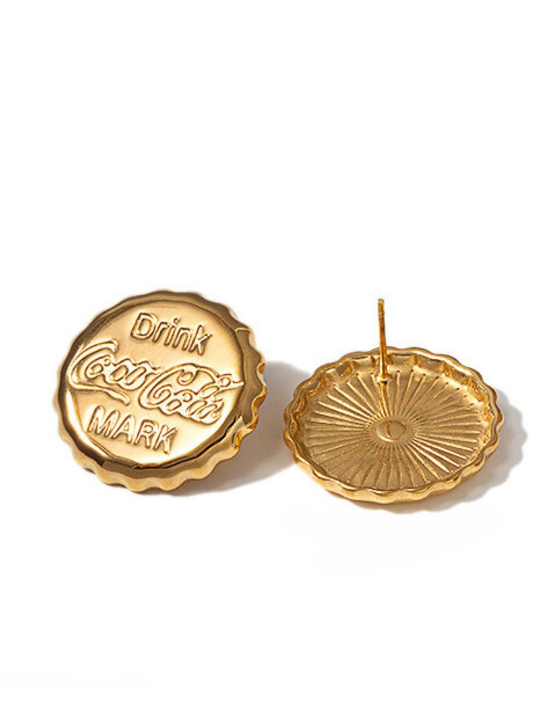 SALTY Gold Plated Stainless Steel Studs