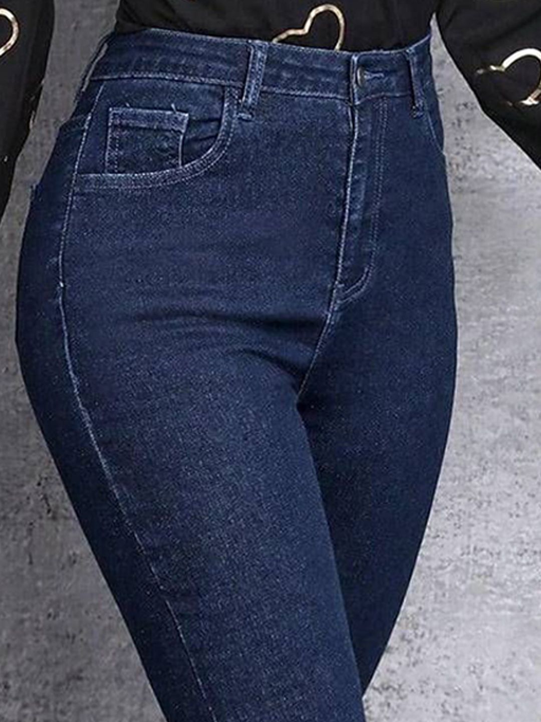 Women Jean Bootcut High-Rise Light Fade Stretchable Jeans