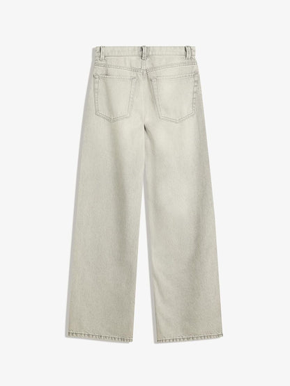 Women Straight Wide-leg Jeans