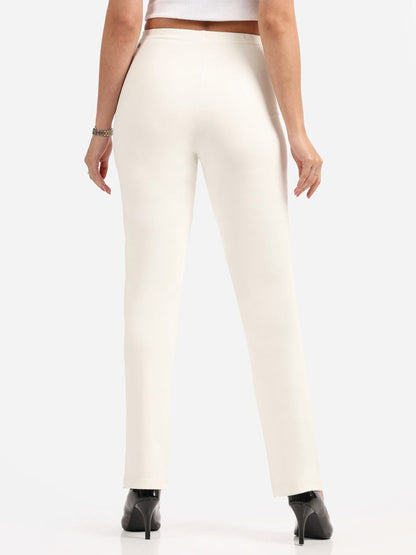 Women Original Ultimate Straight Pants Fit High-Rise Trousers