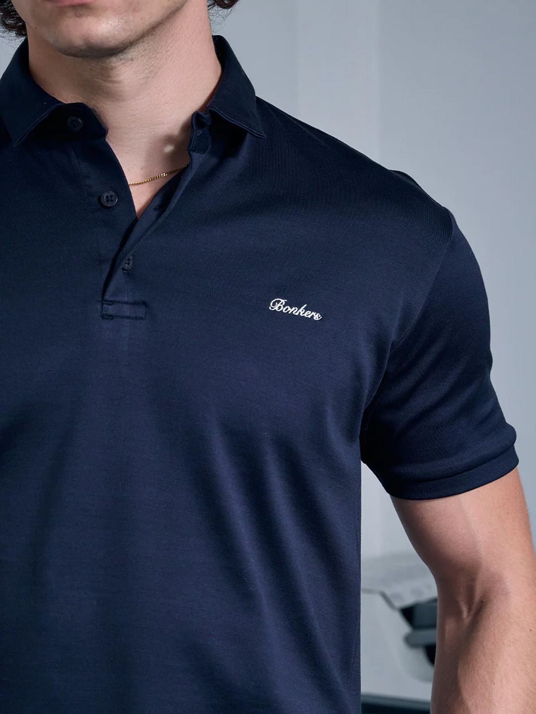 Men Polo Collar Pockets T-shirt