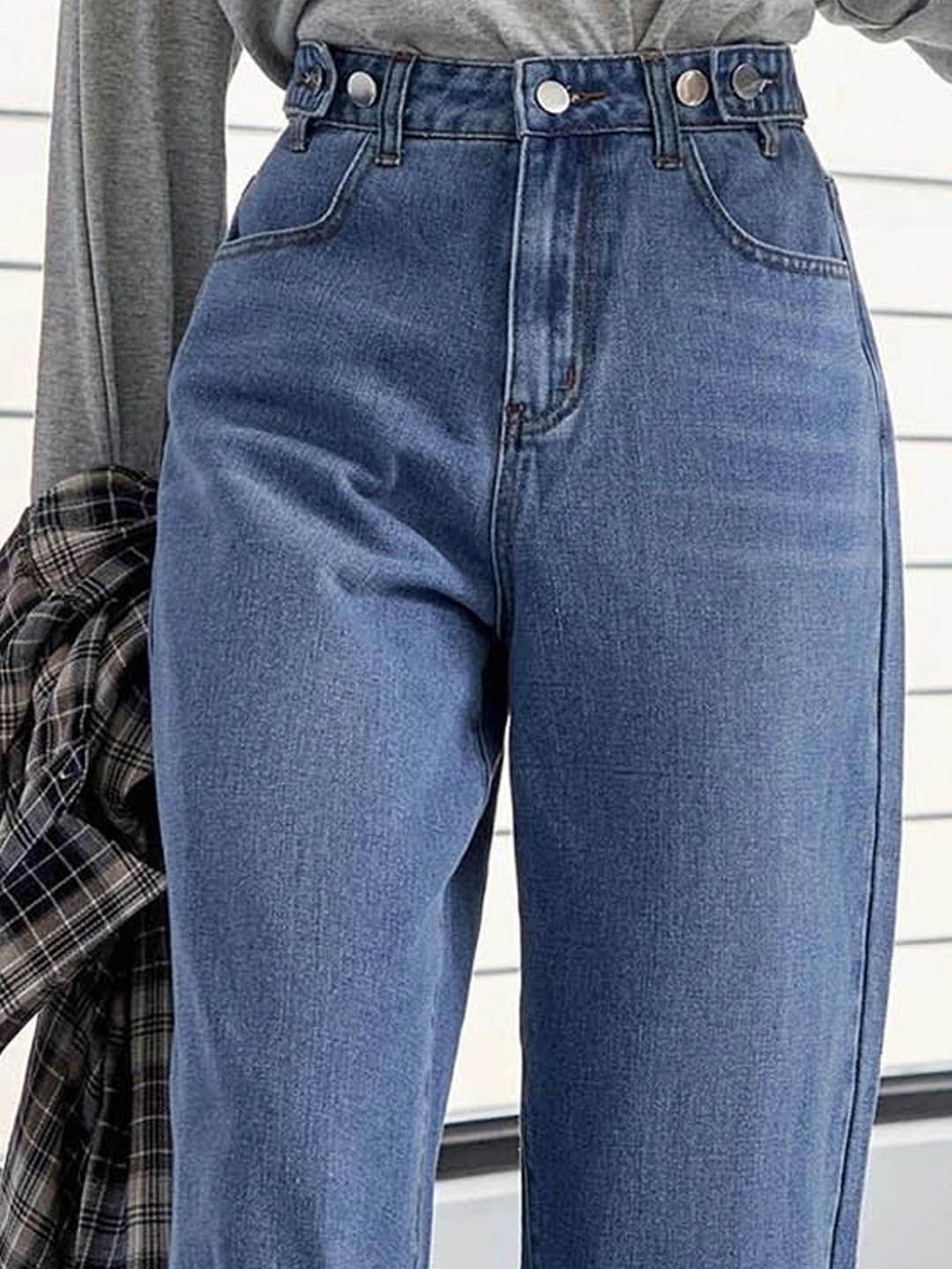 Women High-Rise Straight Fit Stretchable Jeans