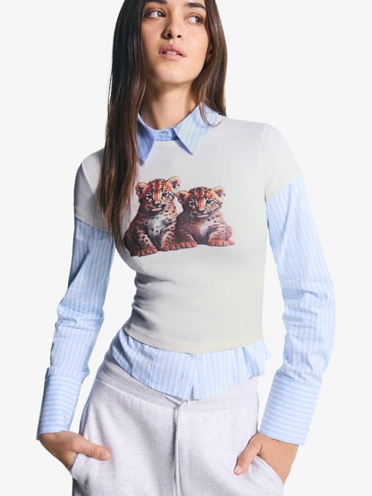 Short sleeve T-shirt with print