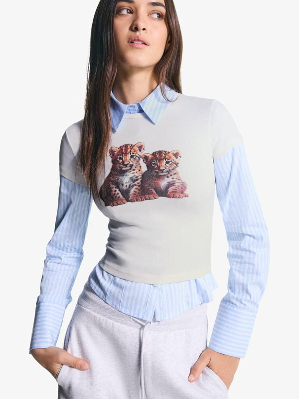 Short sleeve T-shirt with print