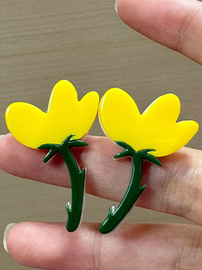 Floral Shaped Studs