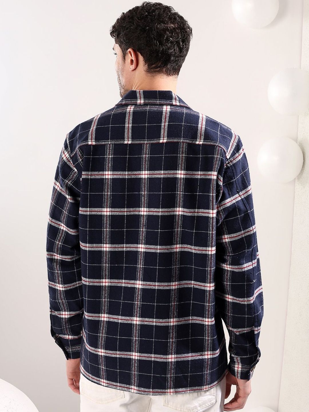 Men Tartan Checks Checked Casual Shirt