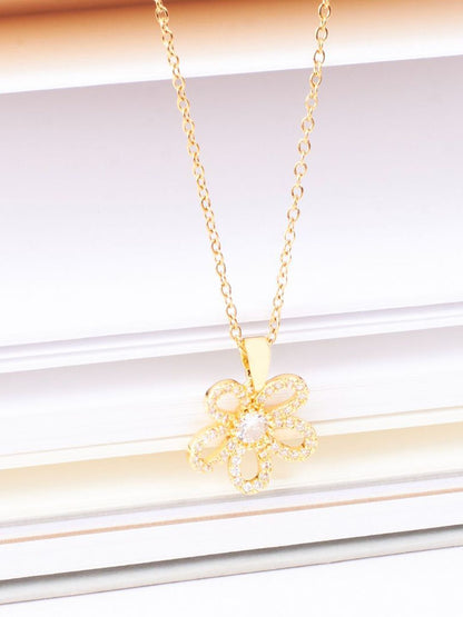 SALTY Floral Pendants with Chains