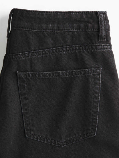 Women Classic Wide Leg High-Rise Light Fade Stretchable Jeans