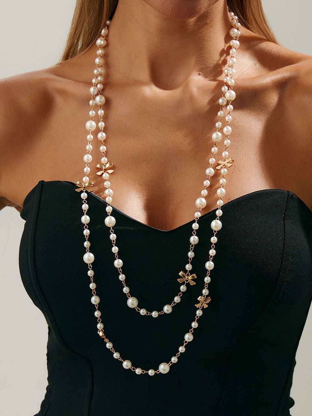 Gold-Plated Enamelled Necklace