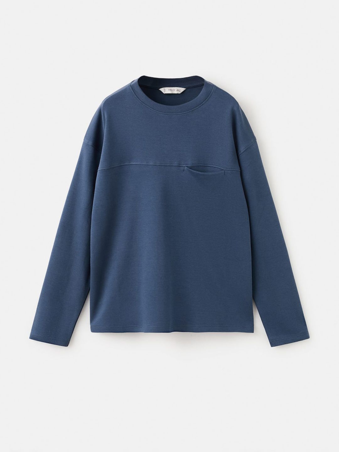Kids Set of 2 Pure Cotton T-shirts with Pocket & Seam Detail