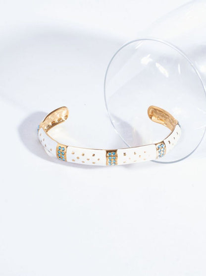 SALTY Pack of 2 Women Opulent Gold Cuff Accents Bracelet