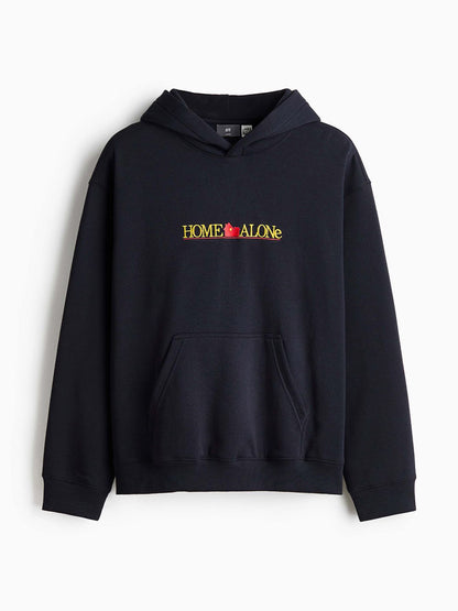 Loose Fit Printed Hoodie