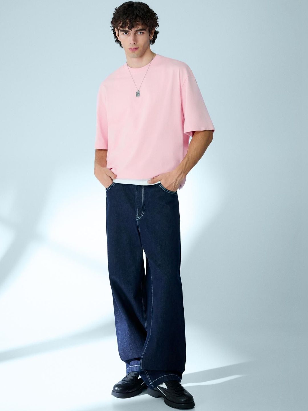 Boxy short sleeve T-shirt