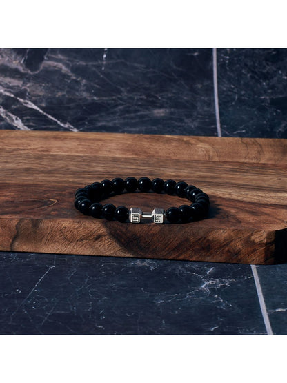 SALTY Collier Chain & Strength Beaded Stone Band Jewellery Set