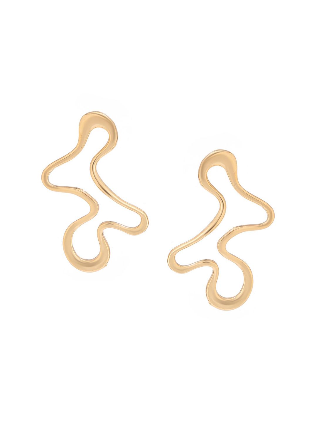 Gold-Plated Classic Chunky Drop Earrings