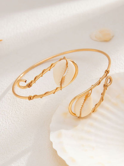 Women Gold-Plated Cuff Bracelet