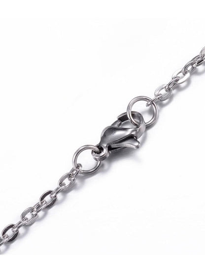 SALTY Stainless Steel Ball Drop Shaped Necklace