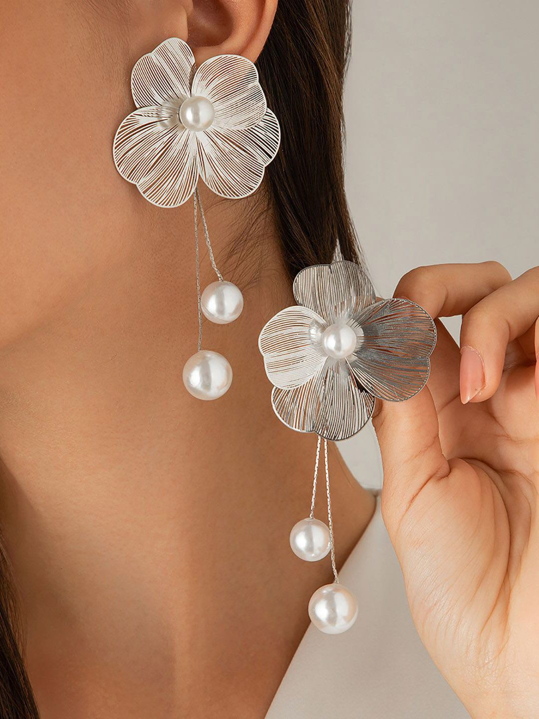 Floral Drop Earrings