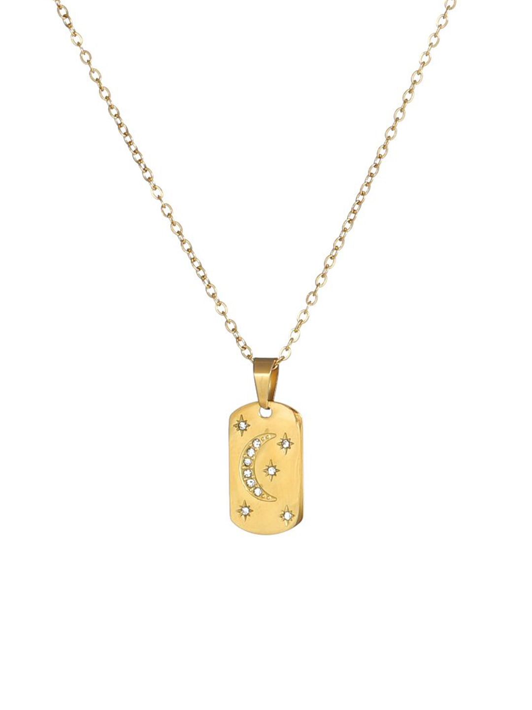 SALTY Stainless Steel Pendant With Chain