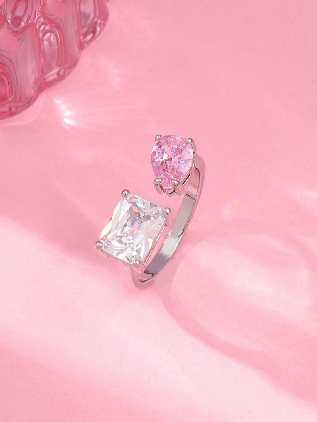 SALTY Mesmerize Toi-et-Moi Ring for Women & Girls Finger Ring Jewellery Accessories