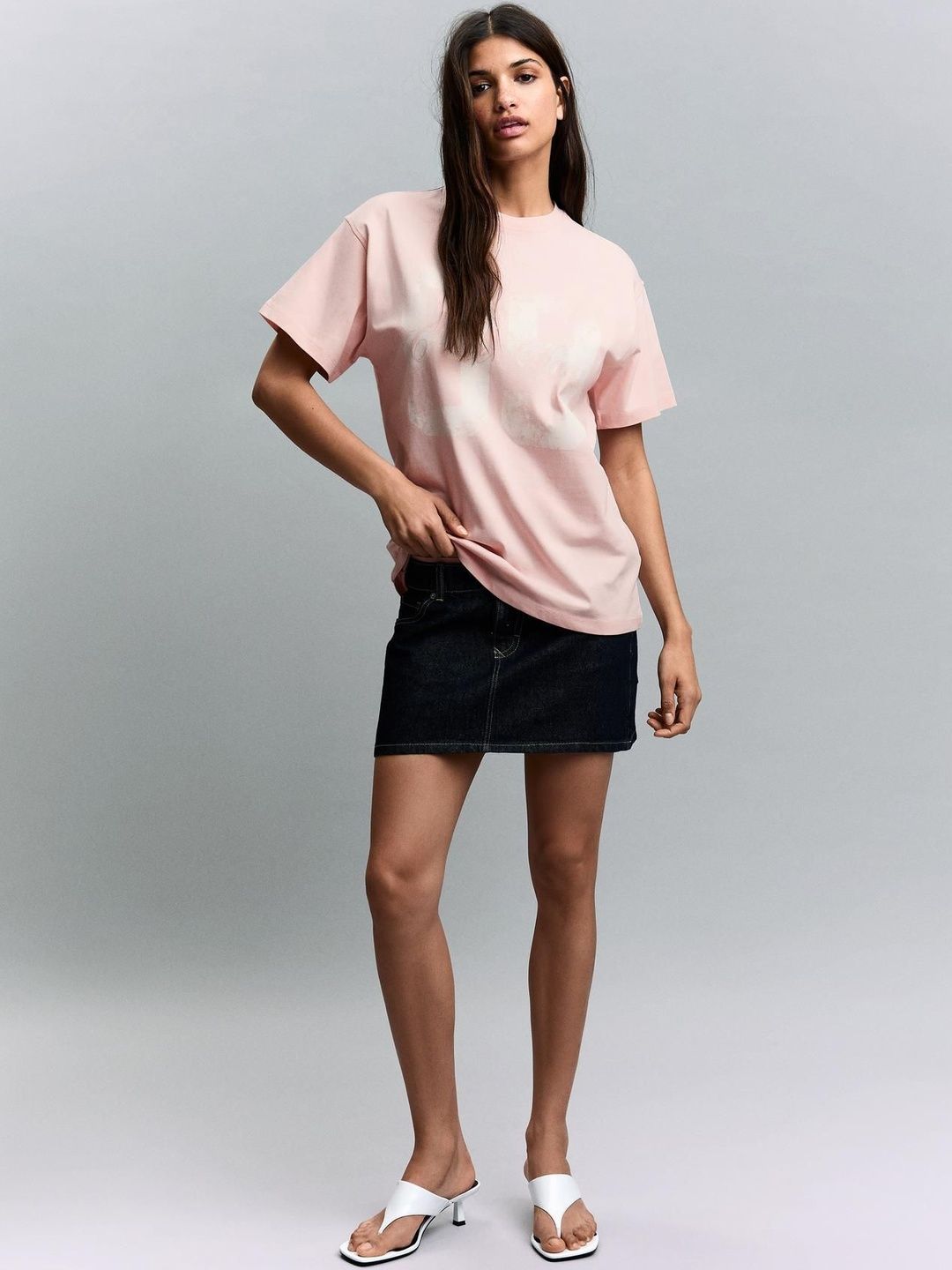 Typography Printed Cotton T-shirt