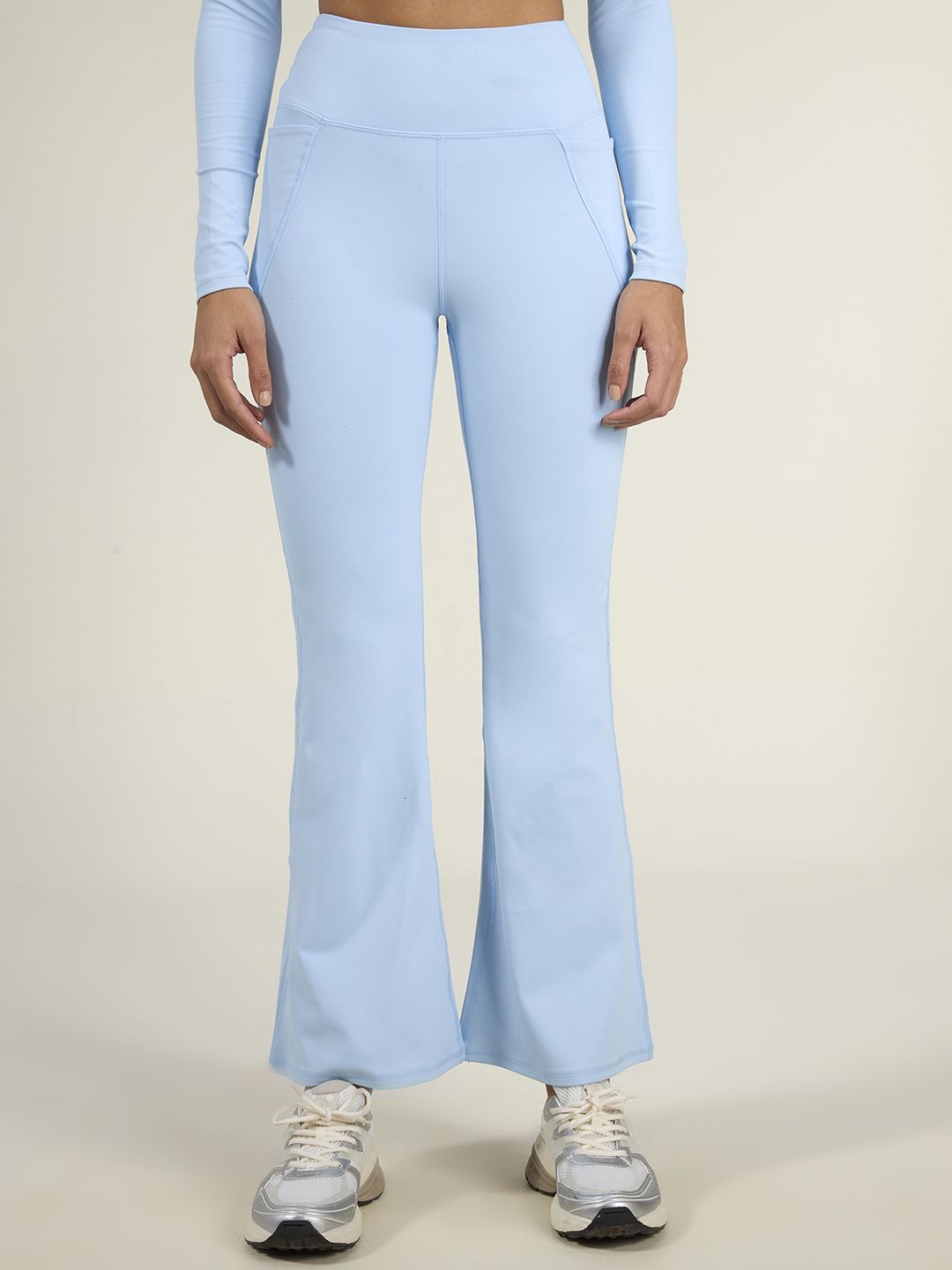 Ice Blue Petite Sculpt Bootcut Leggings