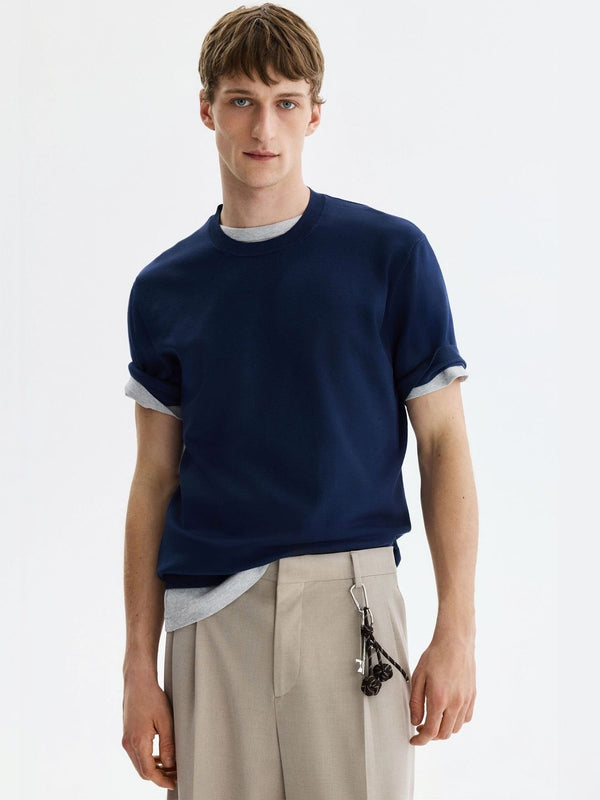 Slim Fit Knitted T-Shirt