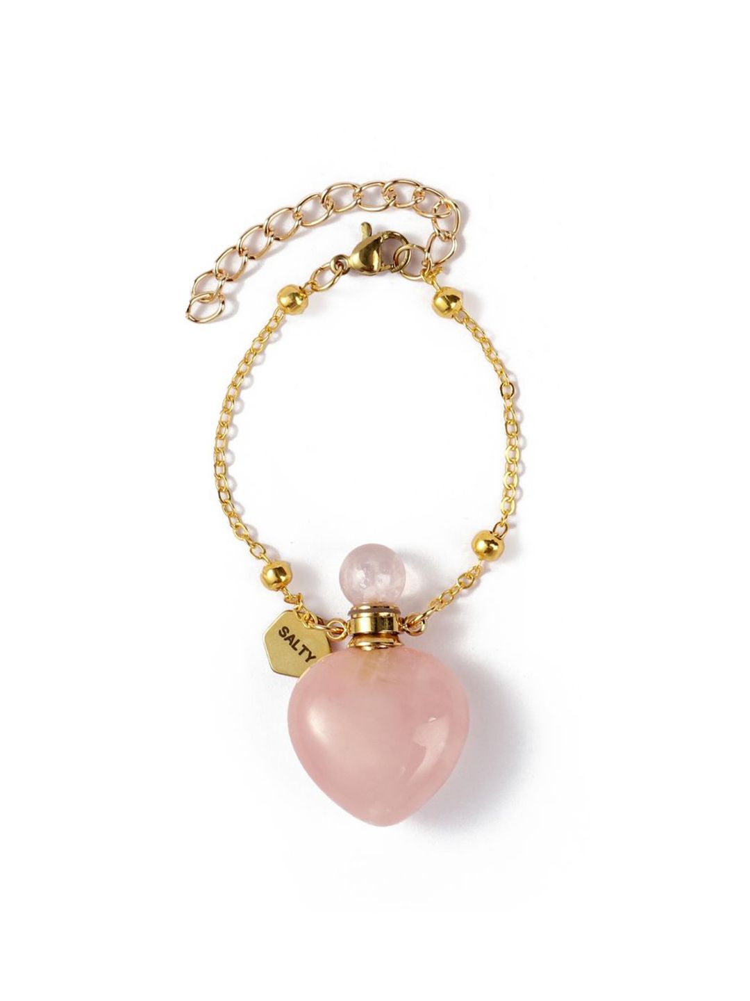 SALTY Women Quartz Perfume Bottle Charm  Bracelet