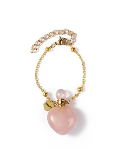 SALTY Women Quartz Perfume Bottle Charm  Bracelet