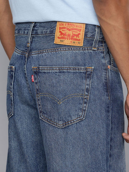 Men 568 Straight Fit Pure Cotton Jeans