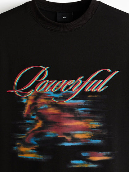 Loose Fit Printed T-Shirt