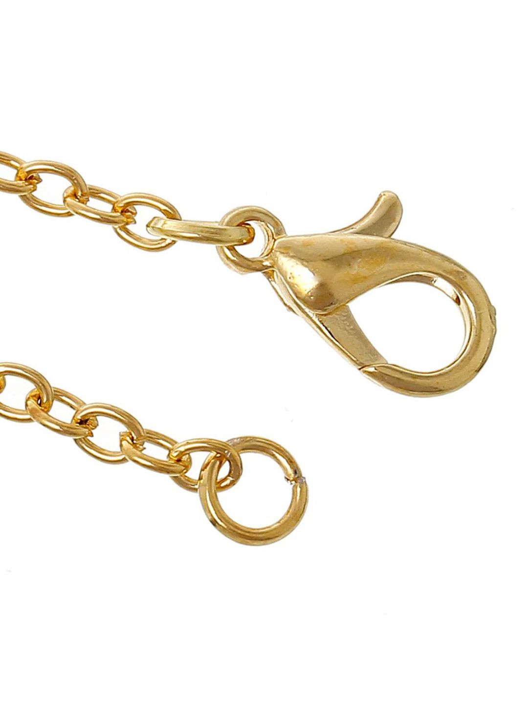 SALTY Gold & White Sign of the Stars Zodiac Sagittarius Pendant With Chain