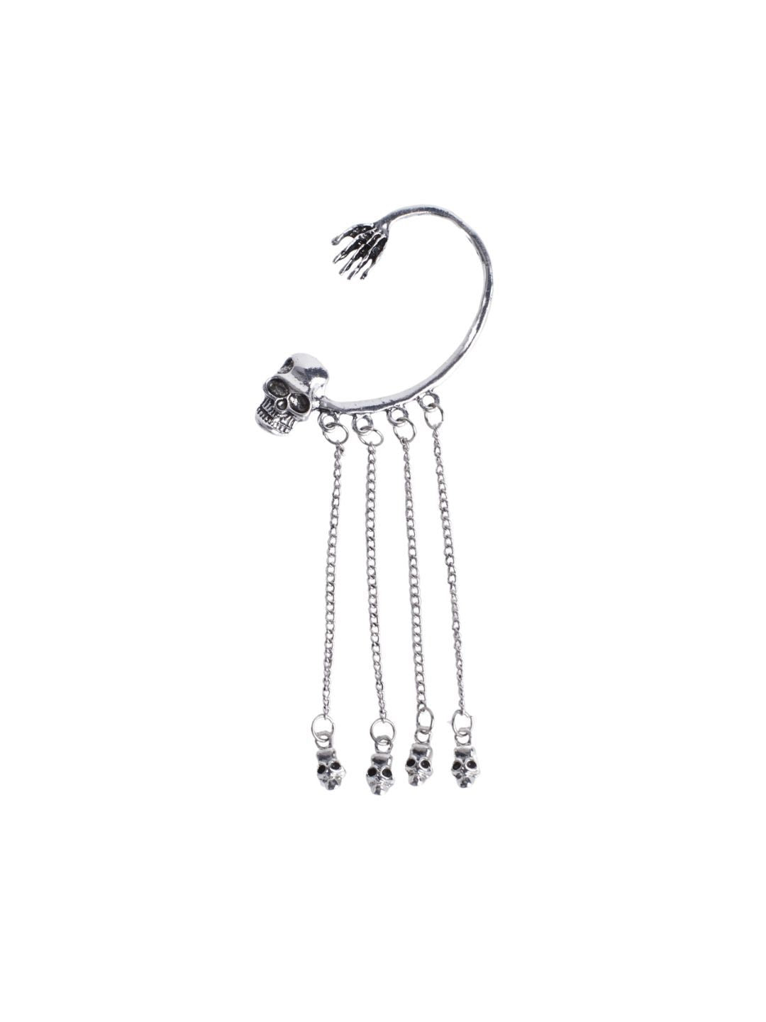 SALTY Pack of 2 Women Bone-Chic Skull Cuff - 1 side