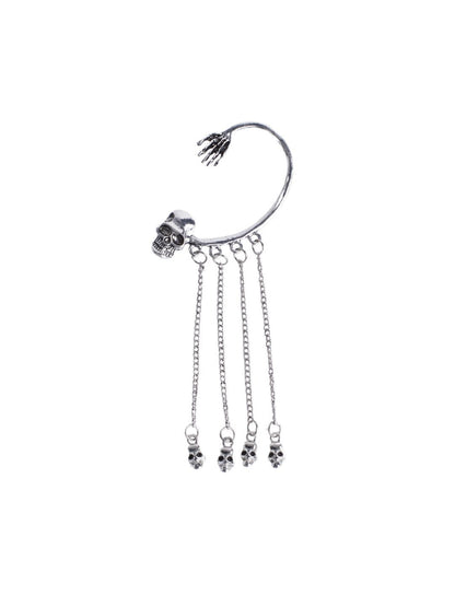 SALTY Pack of 2 Women Bone-Chic Skull Cuff - 1 side