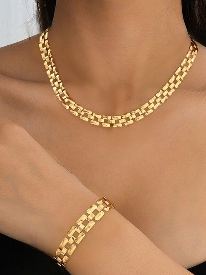 Gold-Plated Jewellery Set