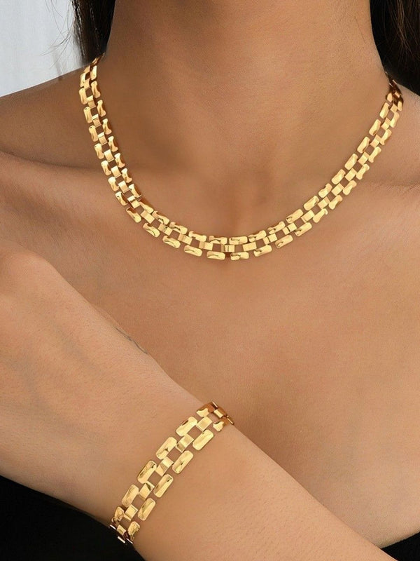 Gold-Plated Jewellery Set